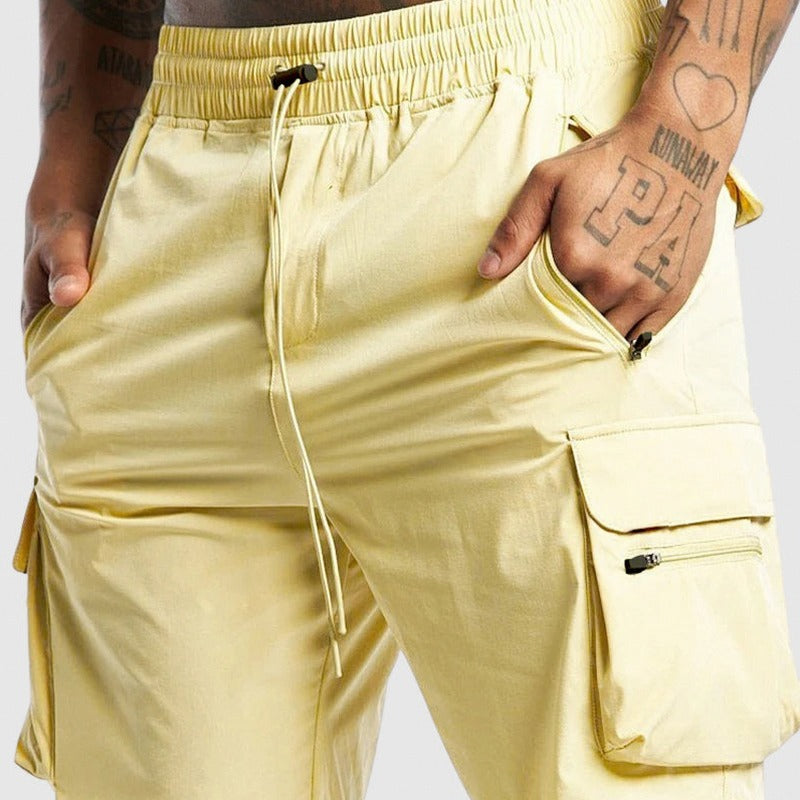 Drawstring Cargo Shorts