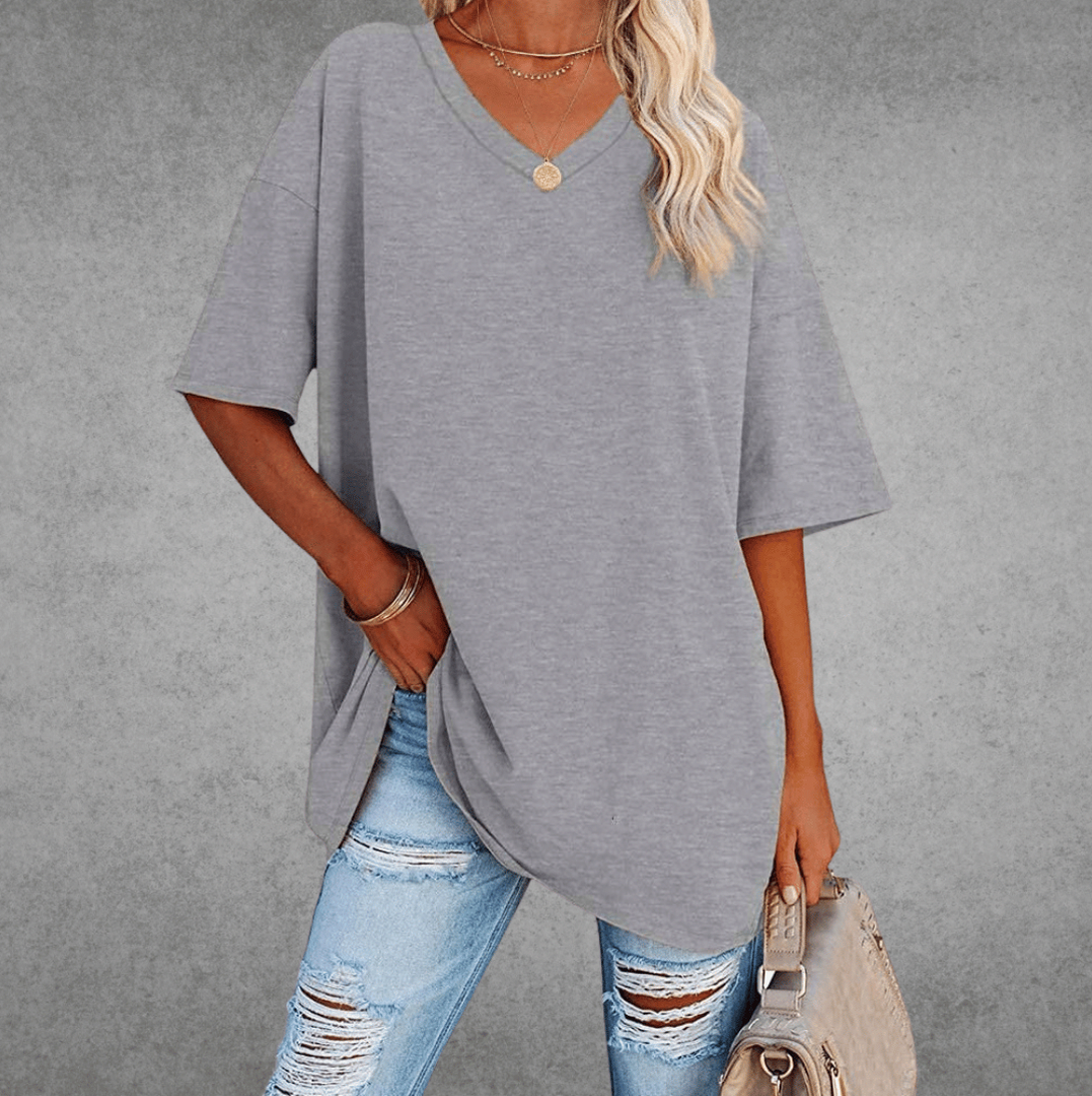 Oversized Short Sleeve Top