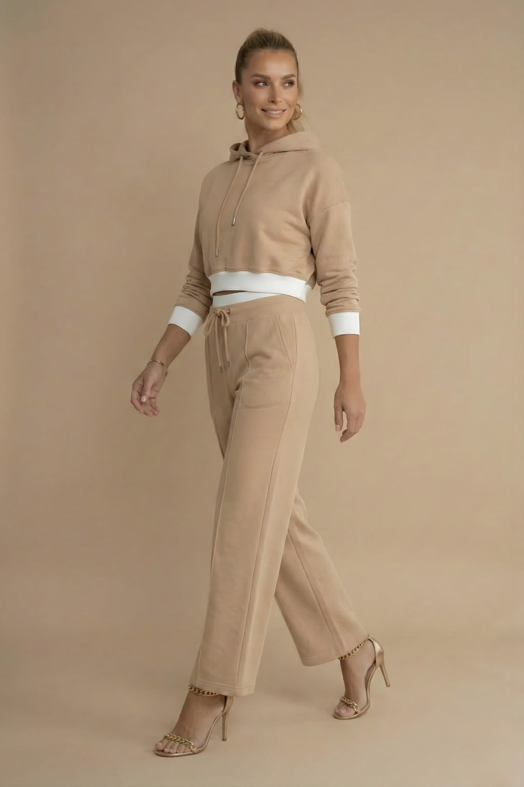 Knit Long Sleeve Two Piece Set