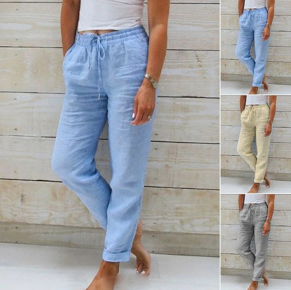 Relaxed Tie Waist Pants