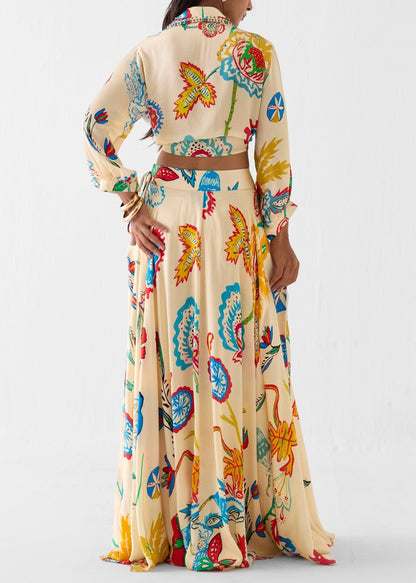 Floral Tie Waist Maxi Dress