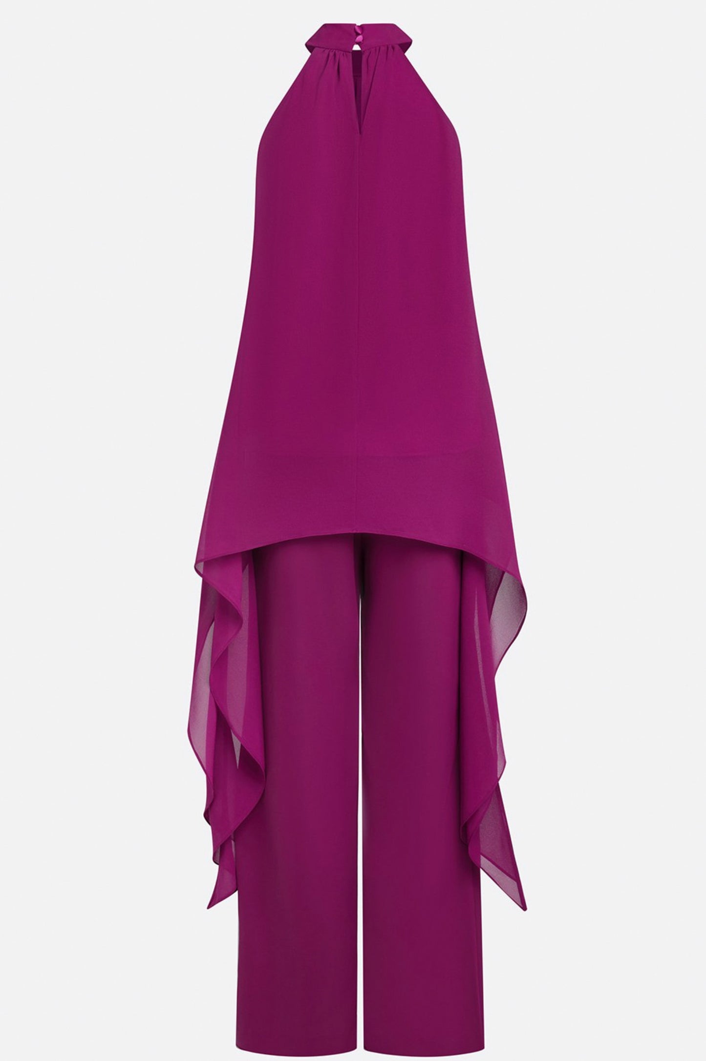 Chiffon Halter Two Piece Set