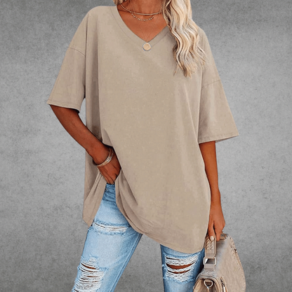 Oversized Short Sleeve Top