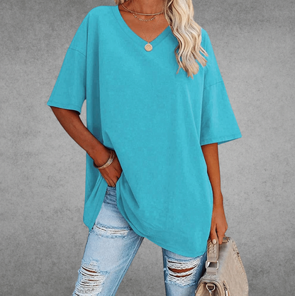 Oversized Short Sleeve Top