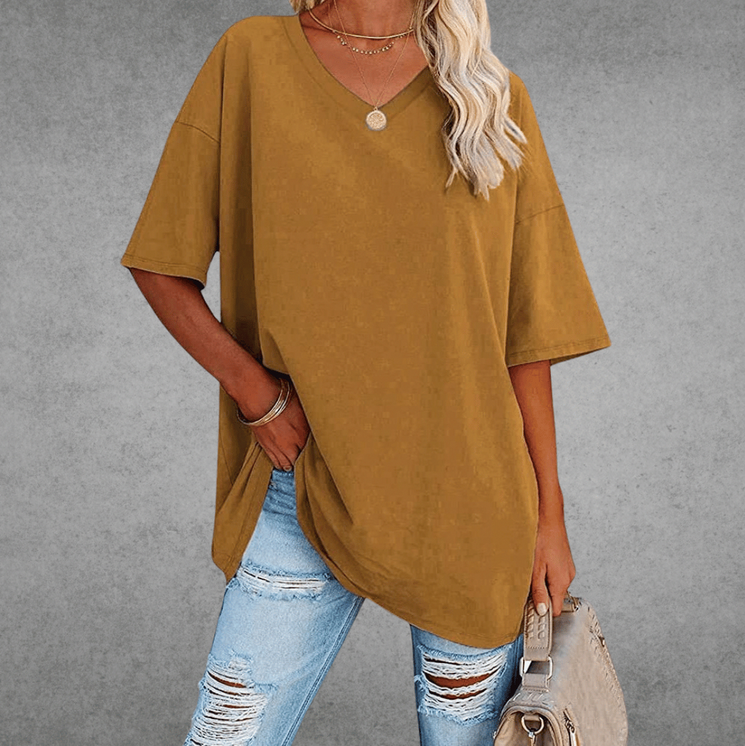 Oversized Short Sleeve Top