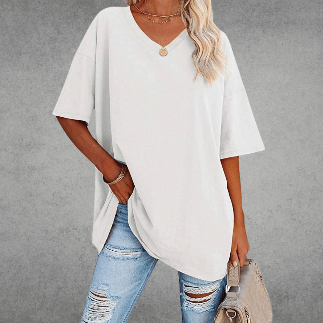 Oversized Short Sleeve Top