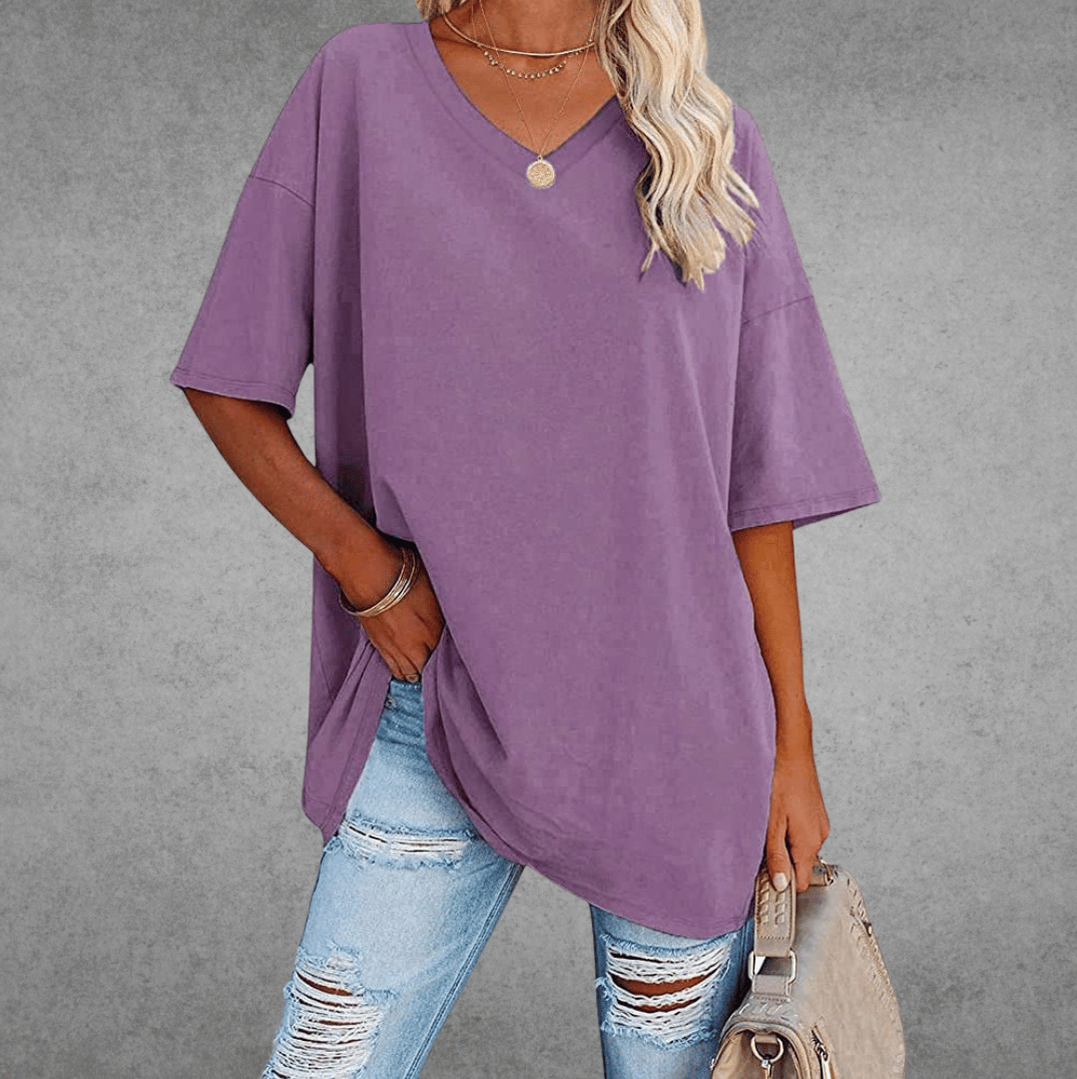 Oversized Short Sleeve Top