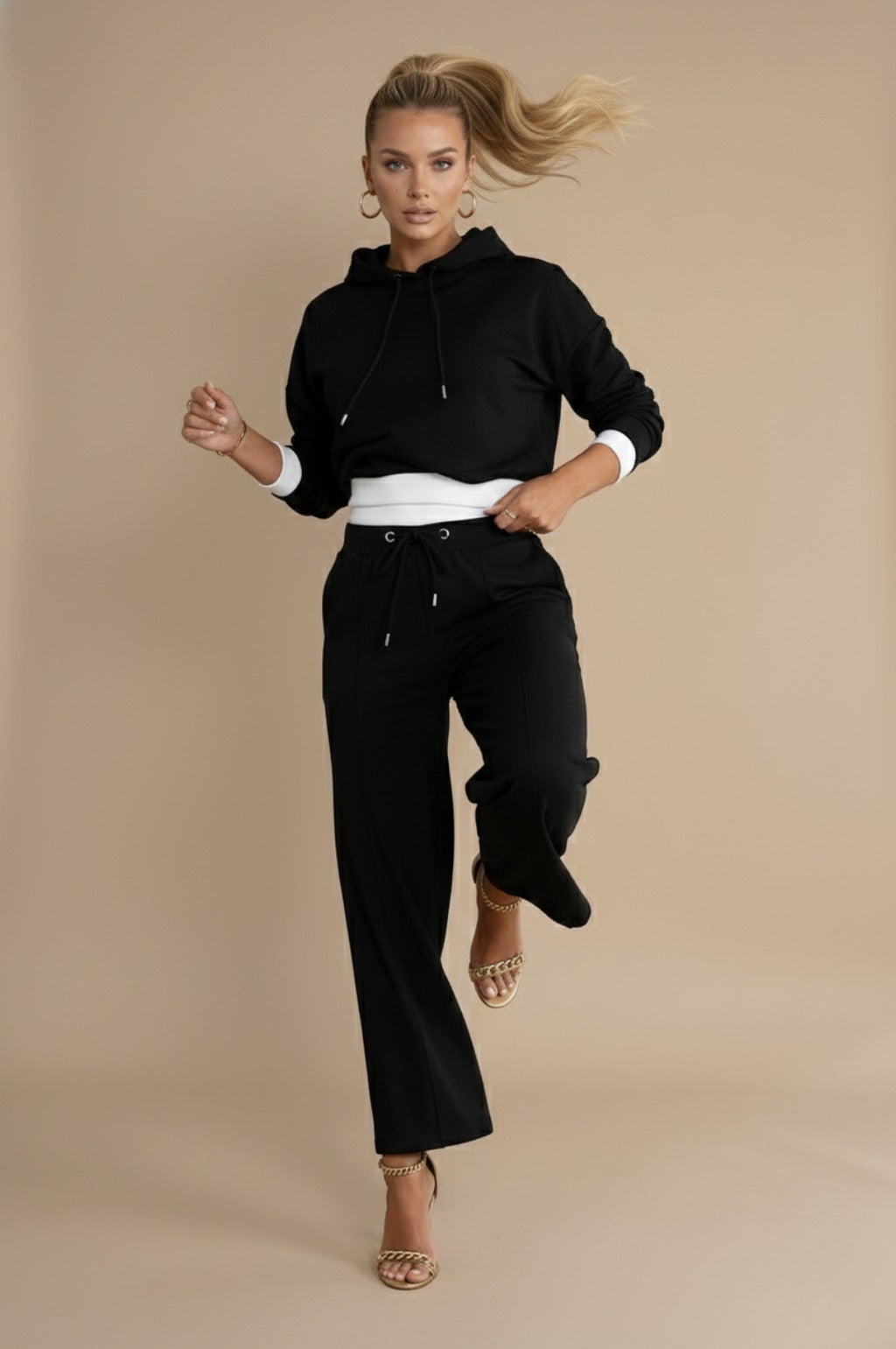 Knit Long Sleeve Two Piece Set