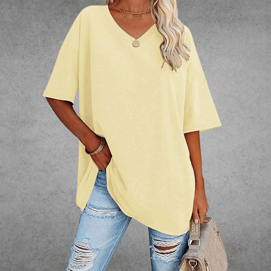 Oversized Short Sleeve Top