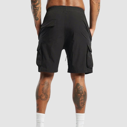 Drawstring Cargo Shorts
