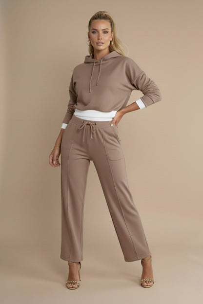 Knit Long Sleeve Two Piece Set