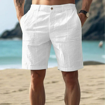 Linen Regular Fit Shorts
