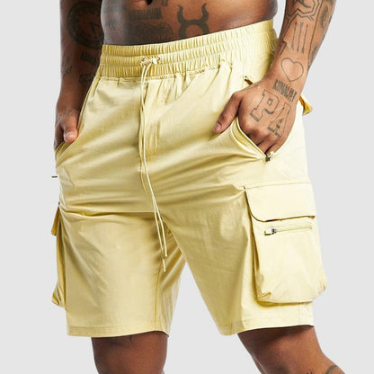Drawstring Cargo Shorts