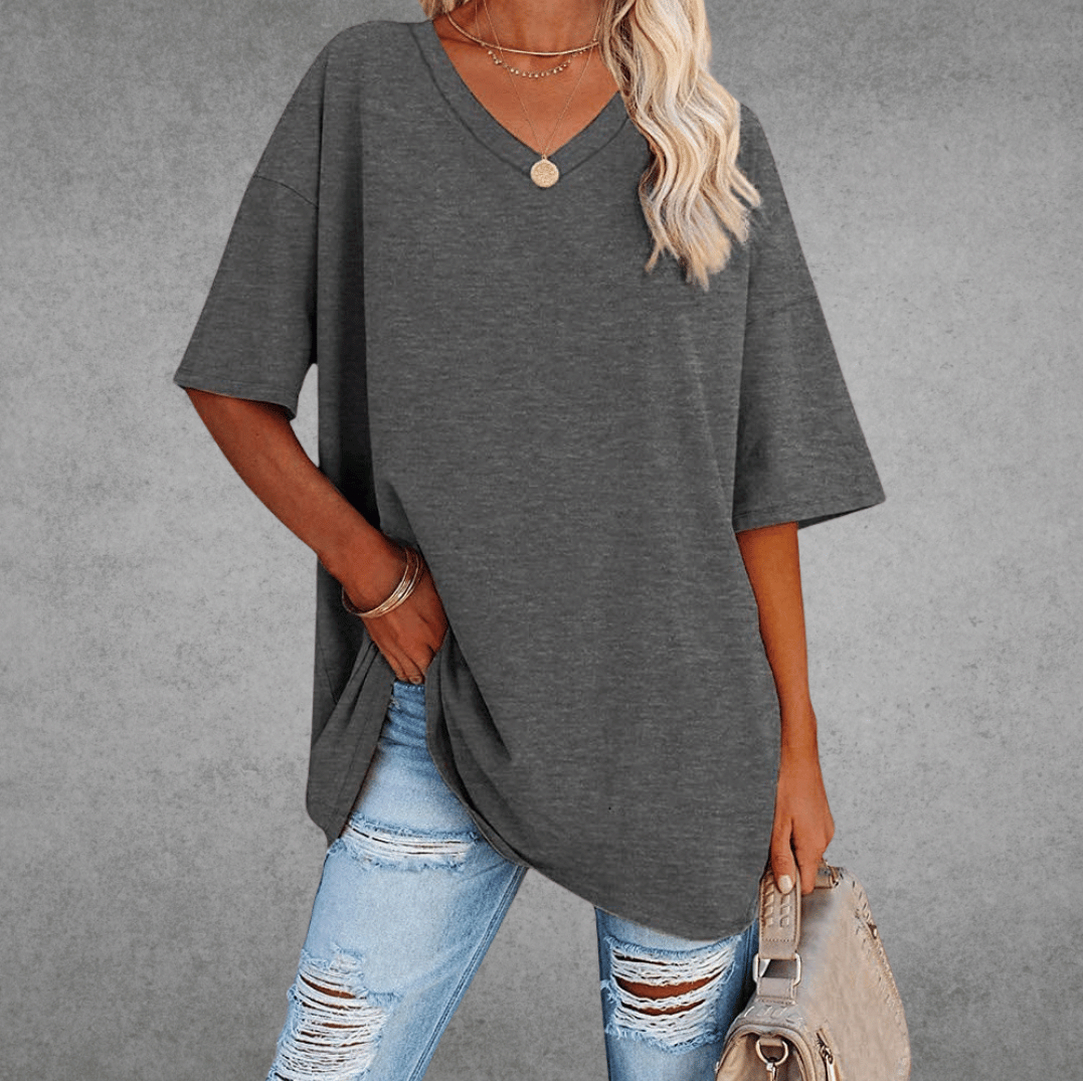 Oversized Short Sleeve Top
