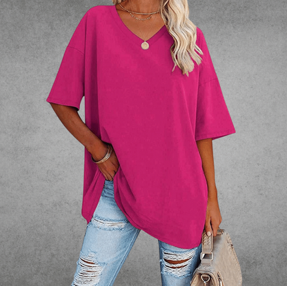 Oversized Short Sleeve Top