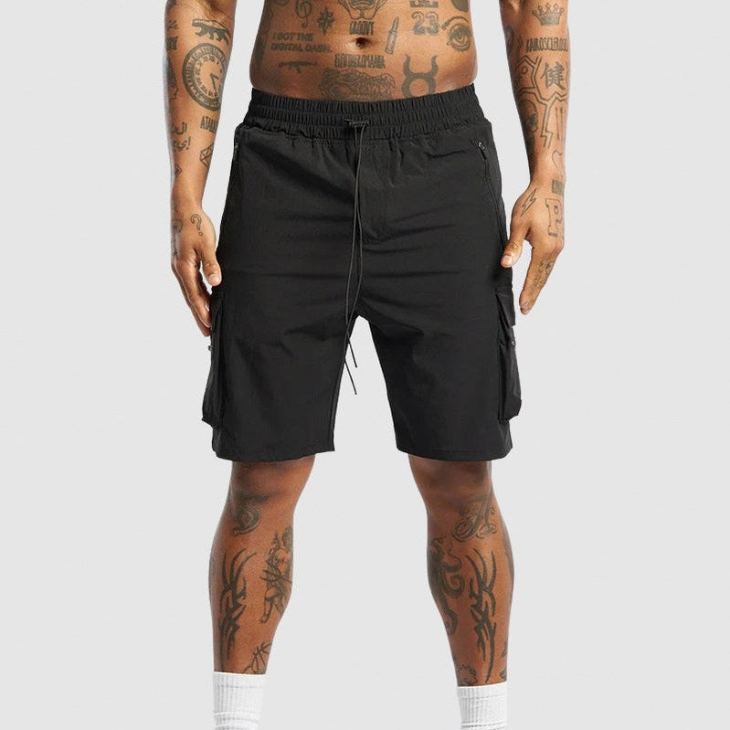 Drawstring Cargo Shorts