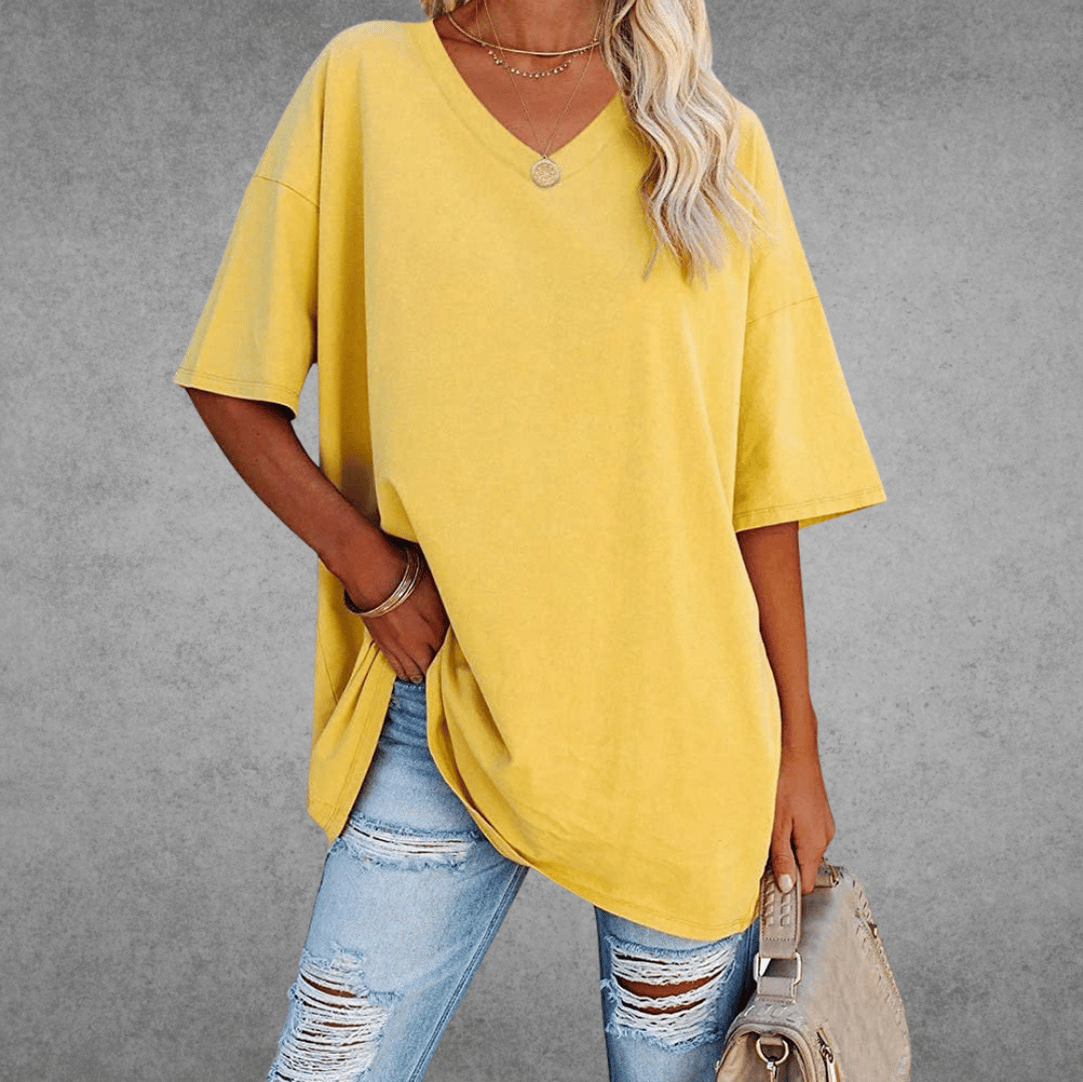Oversized Short Sleeve Top