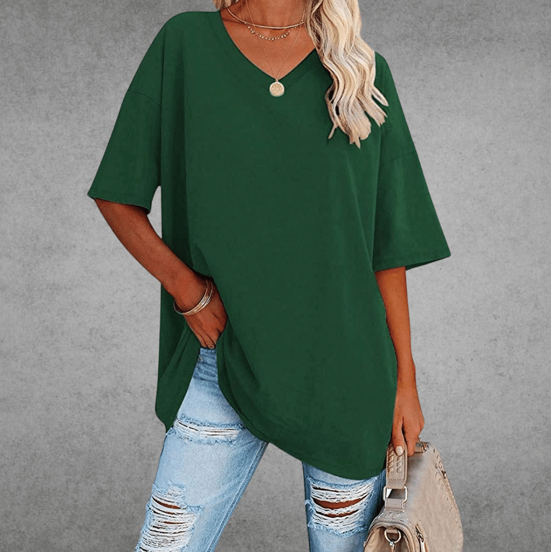 Oversized Short Sleeve Top