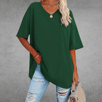 Oversized Short Sleeve Top