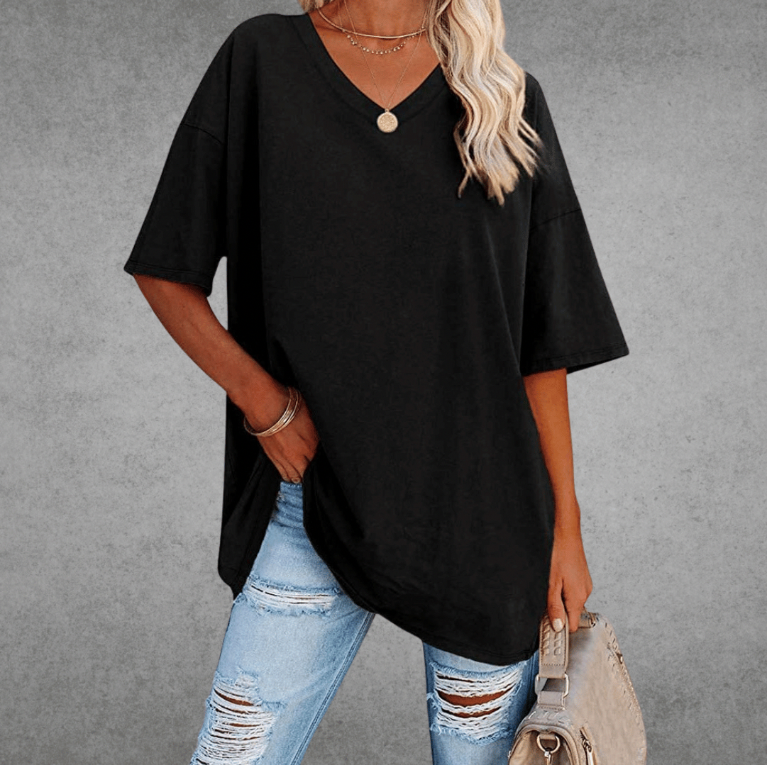 Oversized Short Sleeve Top
