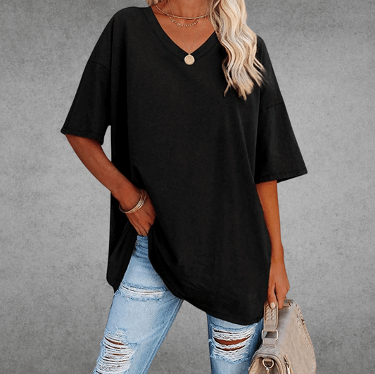 Oversized Short Sleeve Top