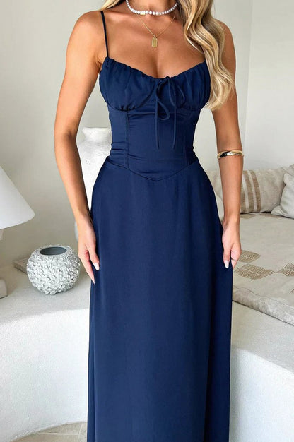 Corset Sweetheart Maxi Dress