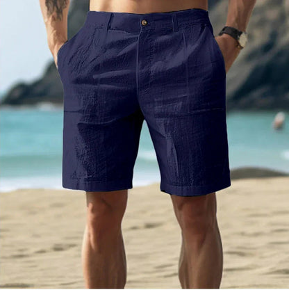Linen Regular Fit Shorts