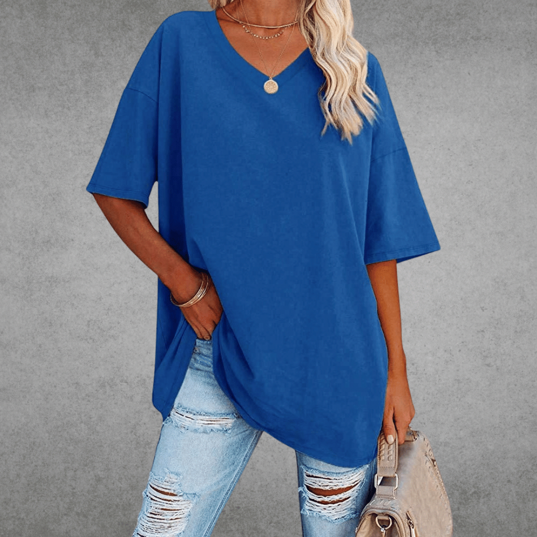 Oversized Short Sleeve Top