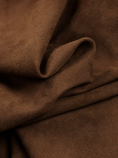 Suede Puff Sleeve Cropped Jacket