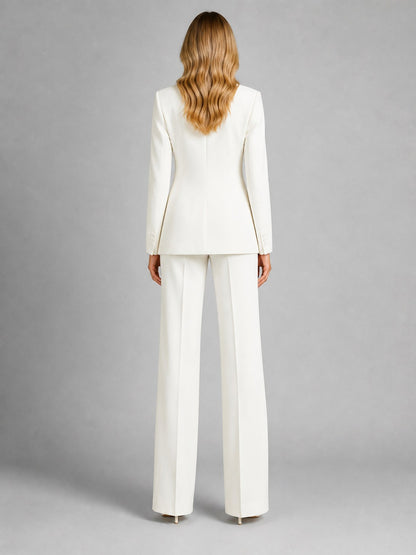 Tailored Wide Leg Two Piece Set