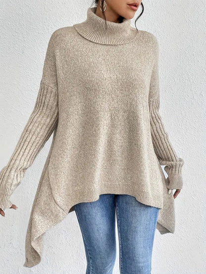 Turtleneck Oversized Knit Sweater
